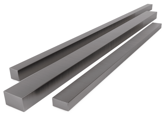 KEYSTEEL   METRIC SQUARE 12'' PLATED   2 MM